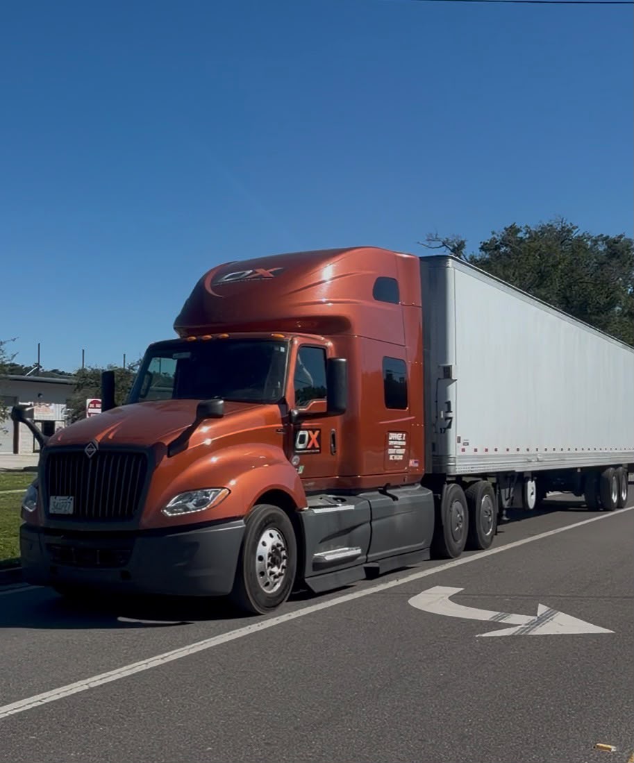 Real OX Transportation tractor and trailer